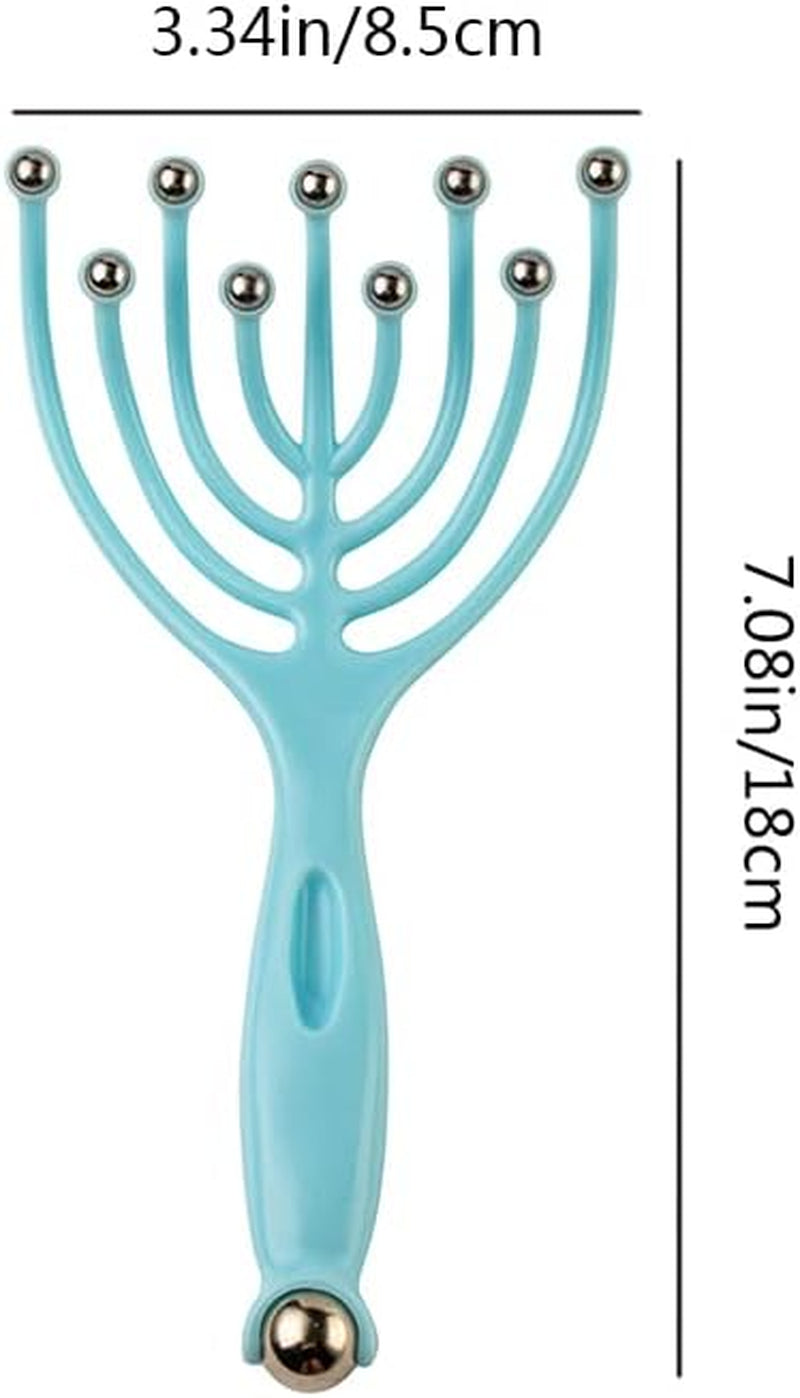 Experience Ultimate Relaxation with the Nine Claw Handheld Scalp Massager – Perfect for Stress Relief and Deep Tissue Therapy