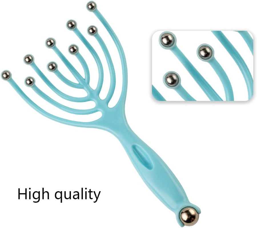 Experience Ultimate Relaxation with the Nine Claw Handheld Scalp Massager – Perfect for Stress Relief and Deep Tissue Therapy